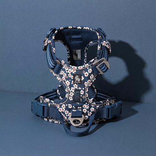 Arnés Perro Azul Floral